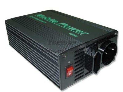 MOBILE POWER Inverter 600w. - 12v. con led segnalazione buon funzionamento 600W. - 12V.