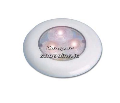 CamperShopping.it Faretto ad incasso con 3 led 12v a basso consumo Ad incasso con Led