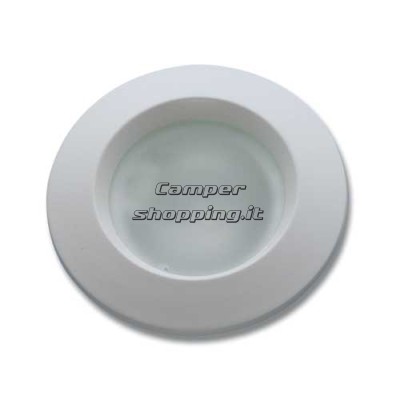 CamperShopping.it Faretto da incasso senza interruttore con lampadina alogena g4 a 12v. 10w Ad incasso
