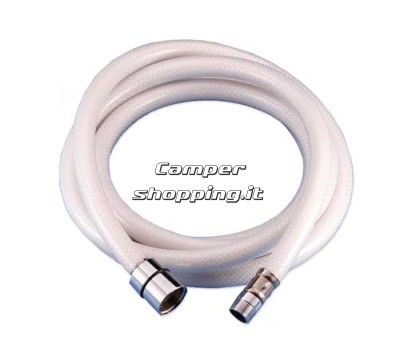 CamperShopping.it Tubo flessibile per doccetta con supporti in ottone cromato Accessori