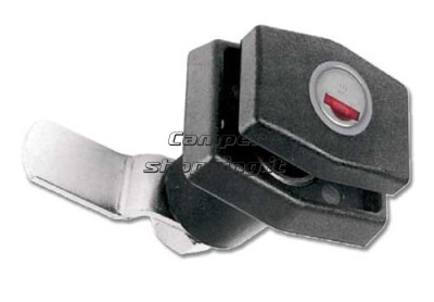 ZADI Serratura push girevole nera per portellone Portellone
