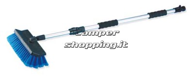 CamperShopping.it Spazzolone + asta telescopica per lavaggio esterno Spazzolone