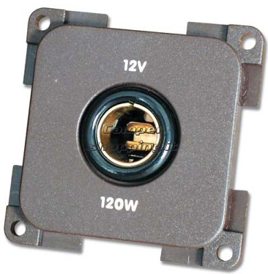 CBE Presa 12v standard marrone Presa da incasso